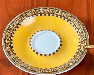 Rosenthal Versace Barocco Cup & Saucer Single	3in H	
