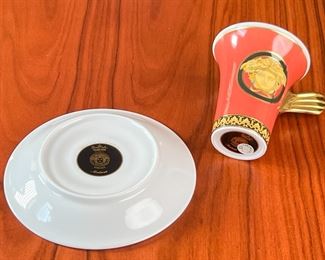 Rosenthal Versace Medusa Cup & Saucer	3in H	

