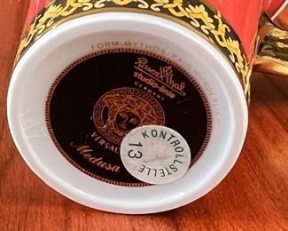 Rosenthal Versace Medusa Cup & Saucer	3in H	
