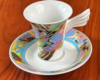 Rosenthal Studio-Line Mythos Cup & Saucer B Doege	3in H	
