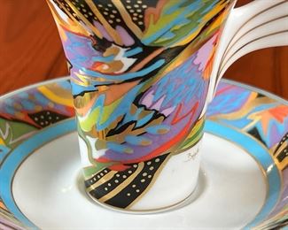 Rosenthal Studio-Line Mythos Cup & Saucer B Doege	3in H	
