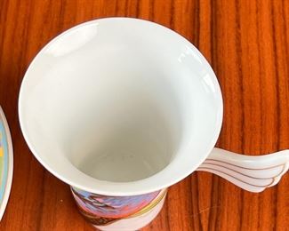 Rosenthal Studio-Line Mythos Cup & Saucer B Doege	3in H	
