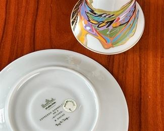 Rosenthal Studio-Line Mythos Cup & Saucer B Doege	3in H	
