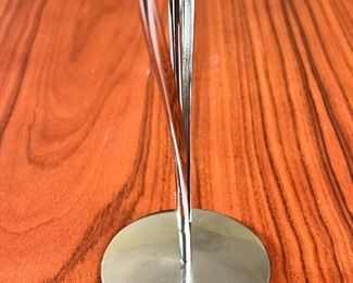 Swarovski Crystal  Damboa Iris Flower 848449 Purple Glass & Silver Flower	8in H	
