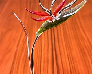 Swarovski Crystal Paradise Flowers Dalmally Olive 673420&nbsp;Glass & Silver Flower 	7.5in H	
