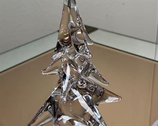 8in Taste Setter Sigma Crystal Glass Christmas Tree	8in H	

