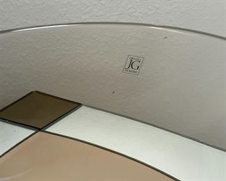 JG Durand Crystal Pedestal Bowl	5.75 x 14in diameter.	
