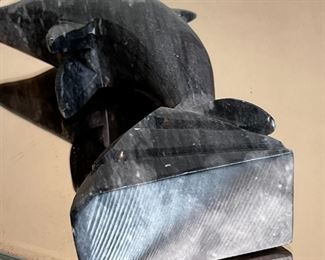 Carved Stone Dolphin	8 inches high	
