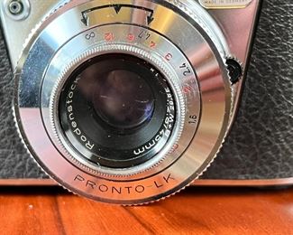 Kodak Retinette IB with Rodenstock Reomar 45mm f/2.8 Lens	4x6x3.5in	HxWxD
