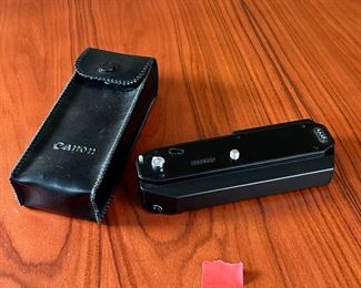 Canon Power Winder A2 in Case	1.5x6.2.5in	HxWxD
