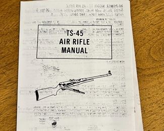 Vintage Chinese TS-45 Air Rifle #2	40.5in Long	

