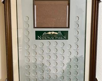 America the Beautiful National Parks Coin Display	30x23in	
