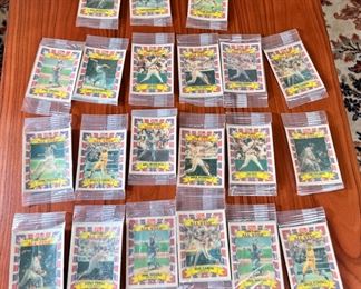 21 sealed Corn Flakes All Star Baseball Cards		
