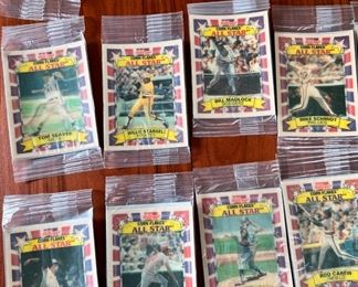 21 sealed Corn Flakes All Star Baseball Cards		
