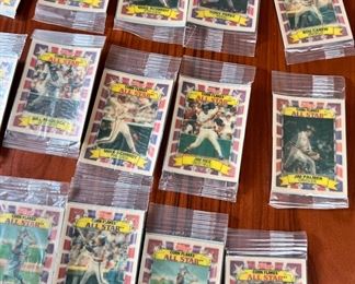 21 sealed Corn Flakes All Star Baseball Cards		
