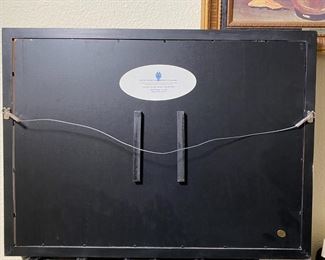 Uncirculated US Quarter Dollar Collection Complete United States Framed Display 	Frame:19x26in	
