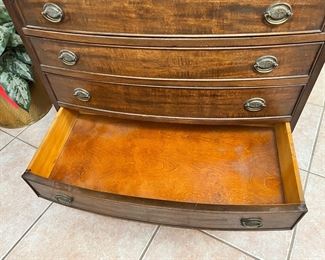 Antique Mahogany Slant Front Secretary 	78x32x18in	HxWxD
