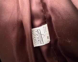 Vintage Nina Ricci Fur/Leather CoatBurtrum Furs of Battle Creek	Med	
