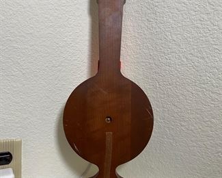 Vintage Taylor Banjo Barometer Weather Station Thermometer 	21.5 x 7.5in	
