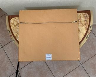 B Bowser Reverse Painted Glass Art &nbsp;Cardinal on Branch	Frame: 13 x 15in	
