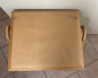 #2 B Bowser Reverse Painted Glass Art &nbsp;2 Cardinals on Branch	Frame: 18 x 21in	
