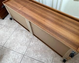 1980s Danish Teak Blanket Chest #1	18.25 x 59 x 17in	HxWxD
