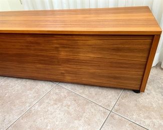 1980s Danish Teak Blanket Chest #2	18.25 x 59 x 17in	HxWxD
