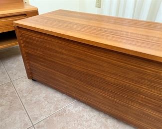 1980s Danish Teak Blanket Chest #2	18.25 x 59 x 17in	HxWxD
