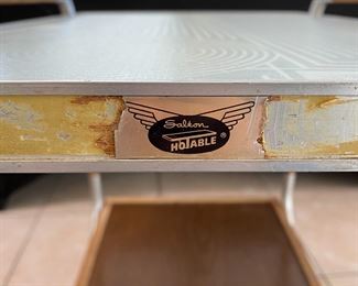 1960s Salton Royal HoTable Serving Cart	28 x 28 x 17in	
