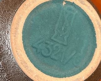 &nbsp;MCM Steuler Studio Pottery Jug Pitcher Stoneware Lava Glaze Germany 	8in H 	
