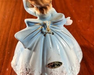 Patriotic Belle 1960s Josef Original Ceramic Figurine 4th of July	4.5in	
