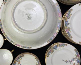 63pc Hutschenreuther&nbsp;Vernon China Set Dinnerware 	63 piece set	
