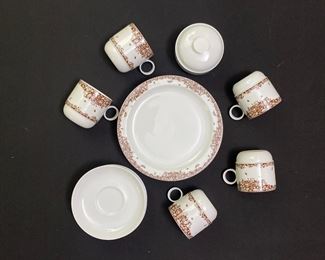 18pc Rosenthal Studio-Line China Brown White	18pc	

