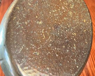 Swiss Made Stockli Netstal Hammered Copper Fish Frying Pan Oval Sauté Skillet	21 x 9.5 x 2.5in	HxWxD
