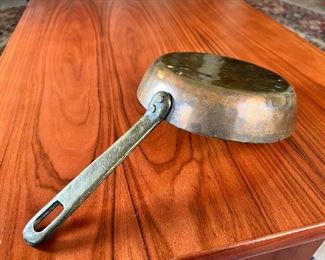 Antique Copper Tinned Pan	11 x 6.5 x 2.5in	HxWxD
