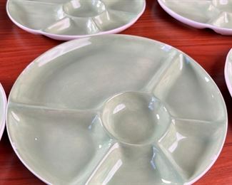 6pc Williams-Sonoma Green Jasmine Divided Dishes	6pc	
