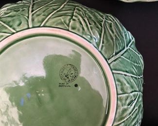 9pc Bordallo Pinheiro Cabbage Bowls 	9pc	
