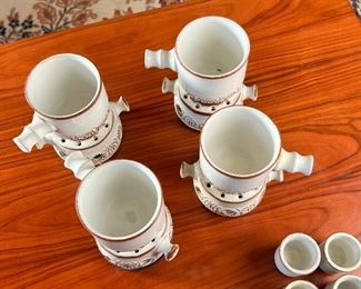 12pc Stoneware Fondue set	12pc	
