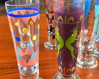 8pc Ritzenhoff Designer Schnapps Shot Glasses Alessandro Mendini  Riccardo&nbsp;Dalisi"	8pc	
