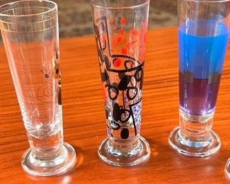 8pc Ritzenhoff Designer Schnapps Shot Glasses Alessandro Mendini  Riccardo&nbsp;Dalisi"	8pc	
