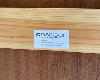 Teak Danish Modern Ansager Mobler Table w/ 4 Benny Lindén Chairs Linden	30 x 35.5 x 35.5in	HxWxD
