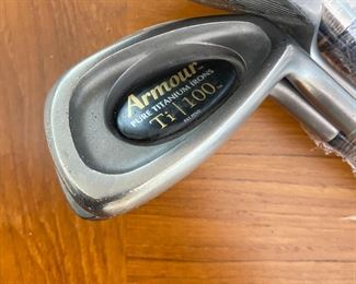 As-is Armour Pure Titanium Irons Ti 100 Golf Clubs	7 clubs total 	
