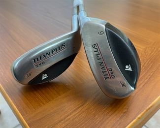 2pc Titan Plus SVG Hybrid Irons Woods Golf Clubs	2 clubs total 	
