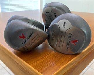 4pc Condor Armor Pierce Driver 5 7 Golf Clubs	4 clubs total 	
