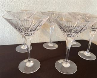 6pc Mikasa Arctic Lights Martini Glasses	6.75 x 4.5in diameter.	
