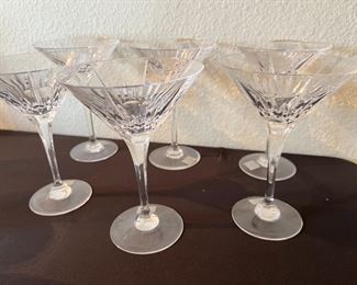 6pc Mikasa Arctic Lights Martini Glasses	6.75 x 4.5in diameter.	

