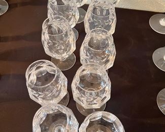 10pc WMF Cristal Cabinet Cognac Snifters
