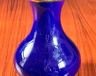 Royal Bavarian KPM Blue Vase	5.5 inches high.	

