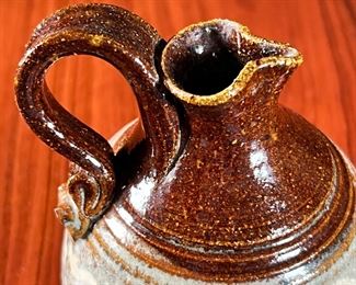 Signed Studio Potter Stoneware Cruet	5 inches high	
