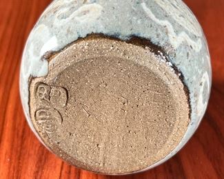 Signed Studio Potter Stoneware Cruet	5 inches high	
